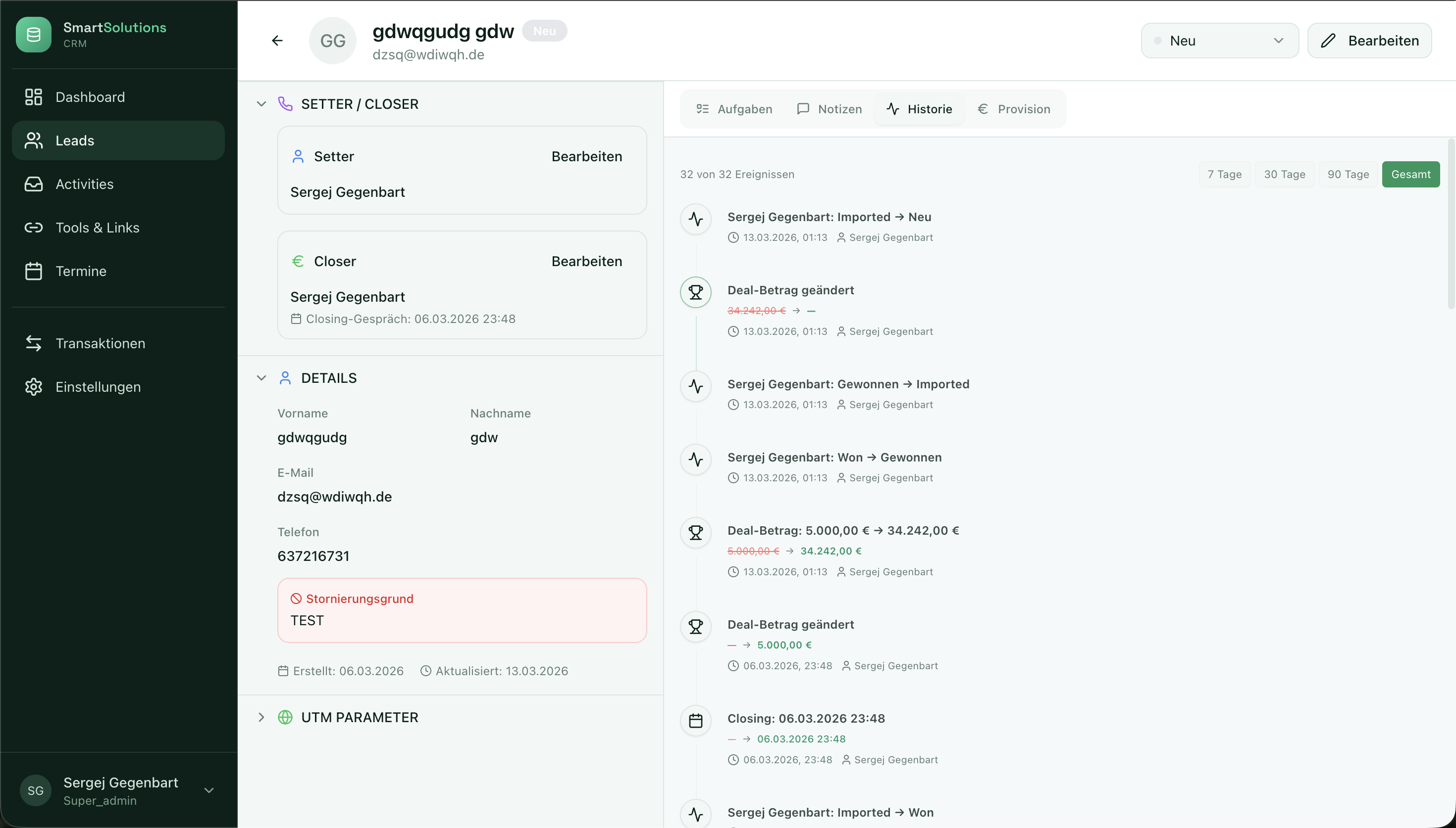 SmartSolutions CRM — Screenshot 7